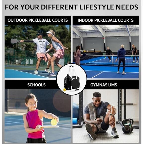 PINK Pickelball Bag Tote Set With Paddle Bag Water Resistant Large Capacity New - Picture 5 of 9